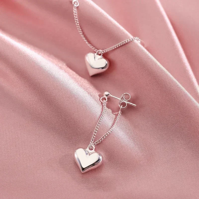 Heart Drop Earring