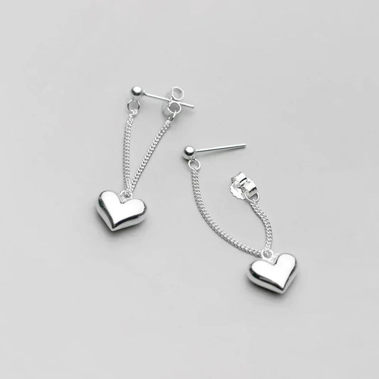 Heart Drop Earring