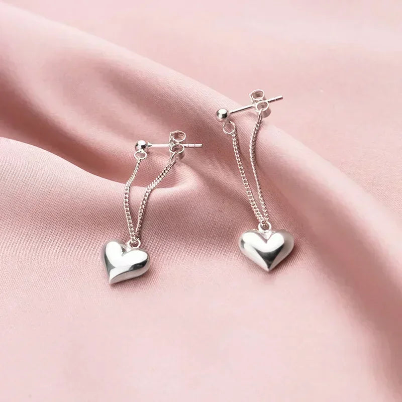 Heart Drop Earring