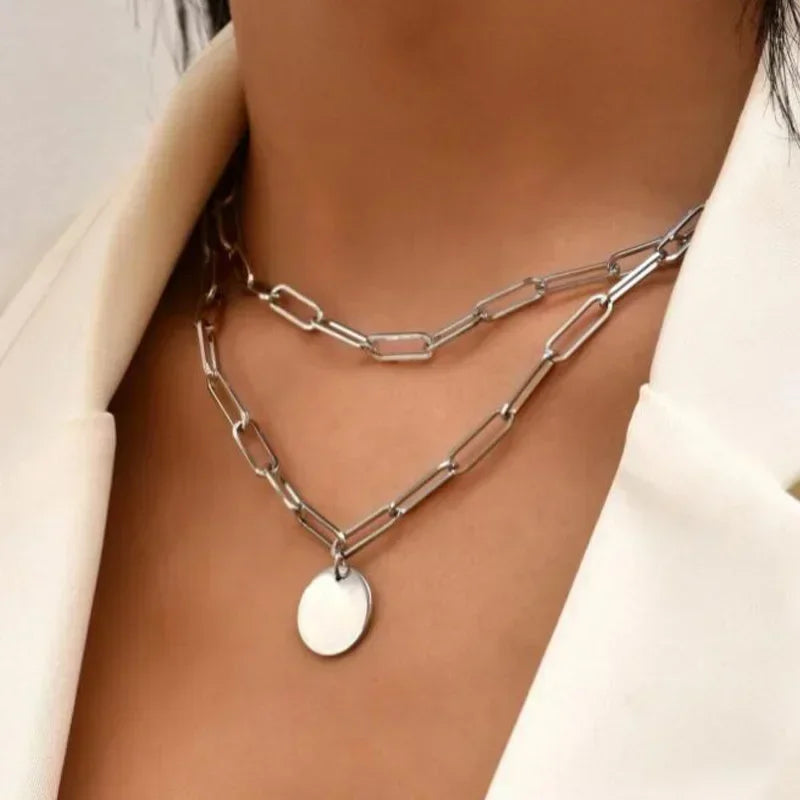 Three-Layer Round Necklace